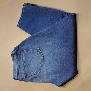 Loft Size Unknown Zipper Ankle Blue Jeans, Gently Used Condition